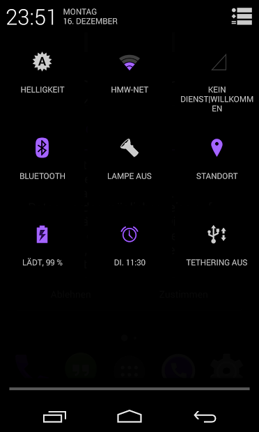 BetterKat CM11 Theme Purple X