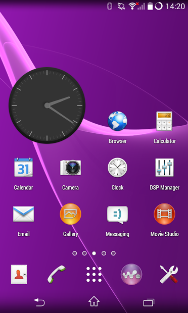 CM11 Sony XPERIA Purple theme