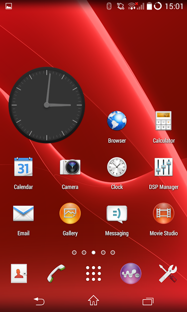 CM11 Sony XPERIA Z Red theme