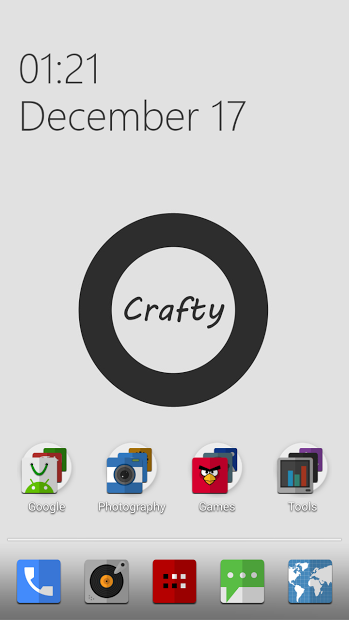 Crafty HD Multilauncher Theme