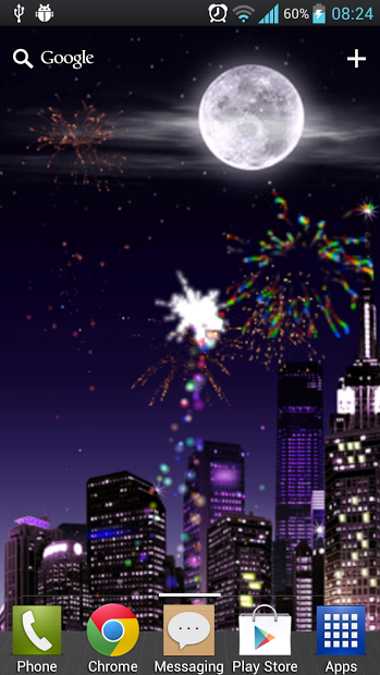 Fireworks Live Wallpaper (New year)