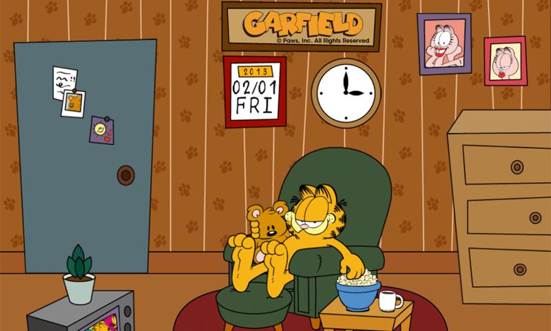 Home Sweet Garfield Live WP