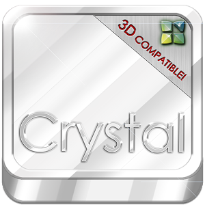 Next Launcher Theme Crystal 3D 1.0