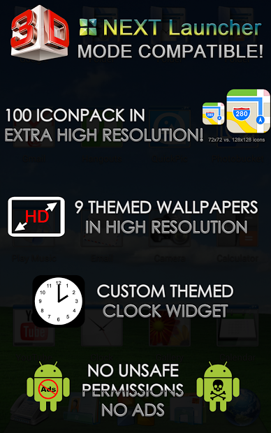 Next Launcher Theme Desktop PC