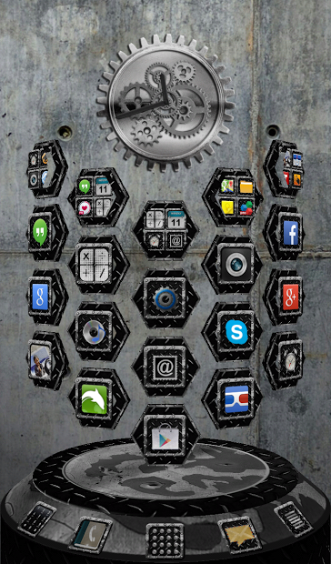 Next Launcher Theme Industrial