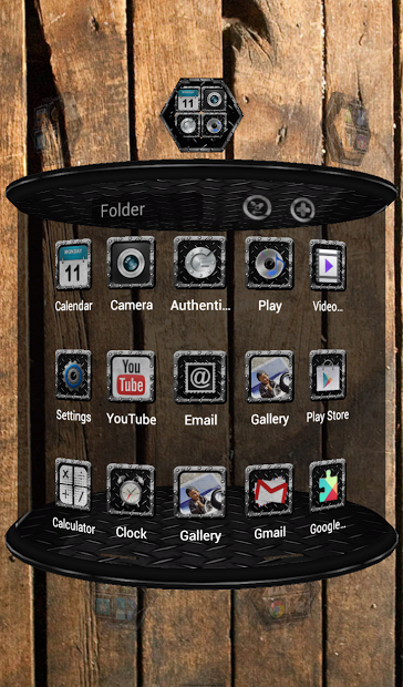 Next Launcher Theme Industrial