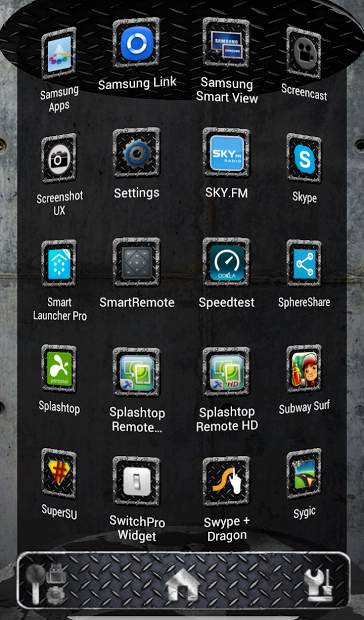 Next Launcher Theme Industrial