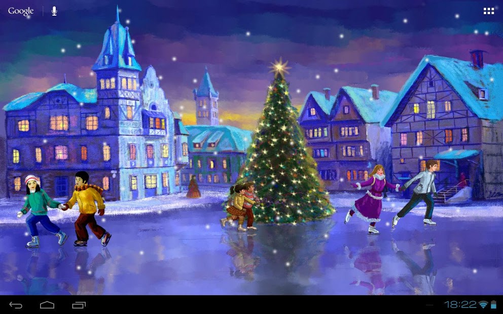 Christmas Rink Live Wallpaper