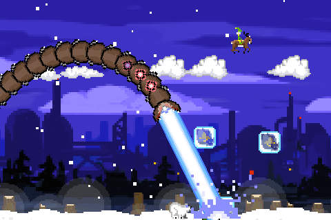 Super Mega Worm Vs Santa Saga