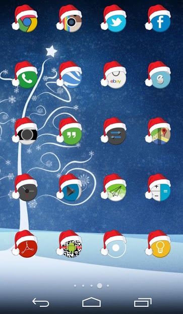 Xmas Cyrcle Icons Apex Nova