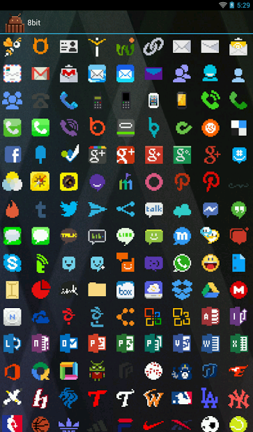 8-bit icon pack