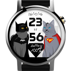 Dangerous Cats: Watch Face: 1.1